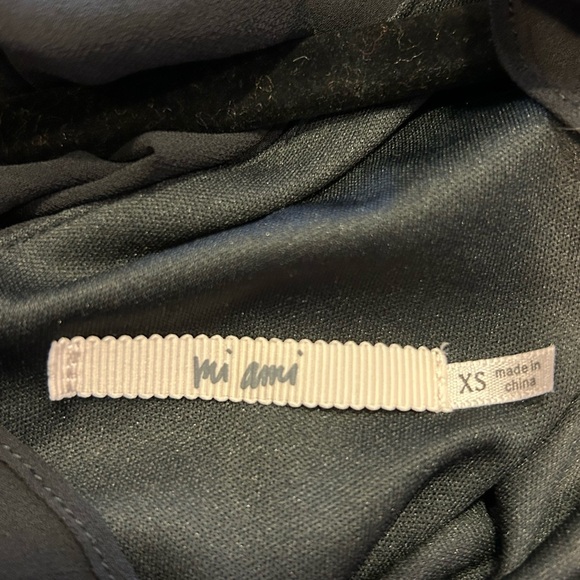 🖤”Mi Ami” Elegant Black Ruffle “Chiffon” Belted Jumpsuit and Zip Back Size XS 🖤 - Picture 11 of 13